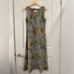 Studio I Y2K Rose & Leopard Print Dress